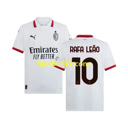 Fotballdrakt AC Milan RAFA LEAO 10 Bortetrøye 2024-2025 Kortermet